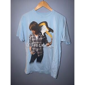 Keith Urban Escape Together World Tour 2009 T-Shirt Light Blue Large Control